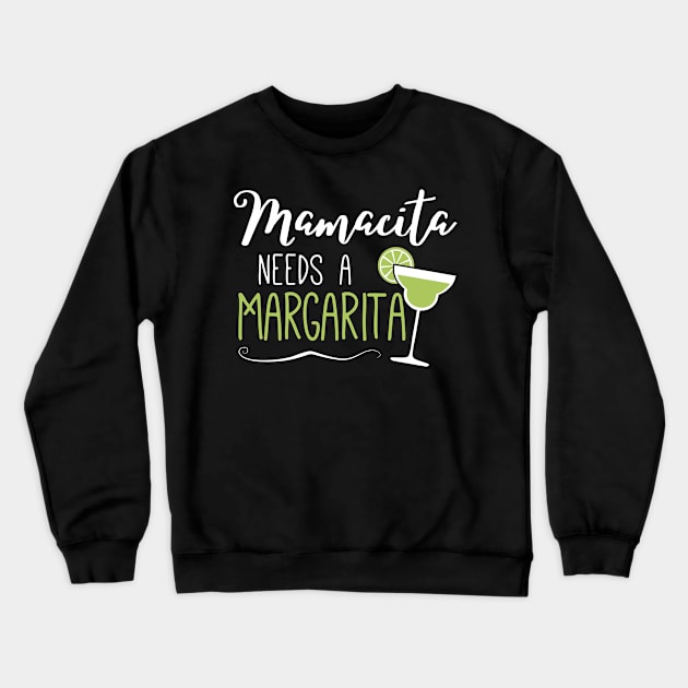 Womens Cute Margaritas Senoritas Mamacita Needs A Margarita Crewneck Sweatshirt by LEGO